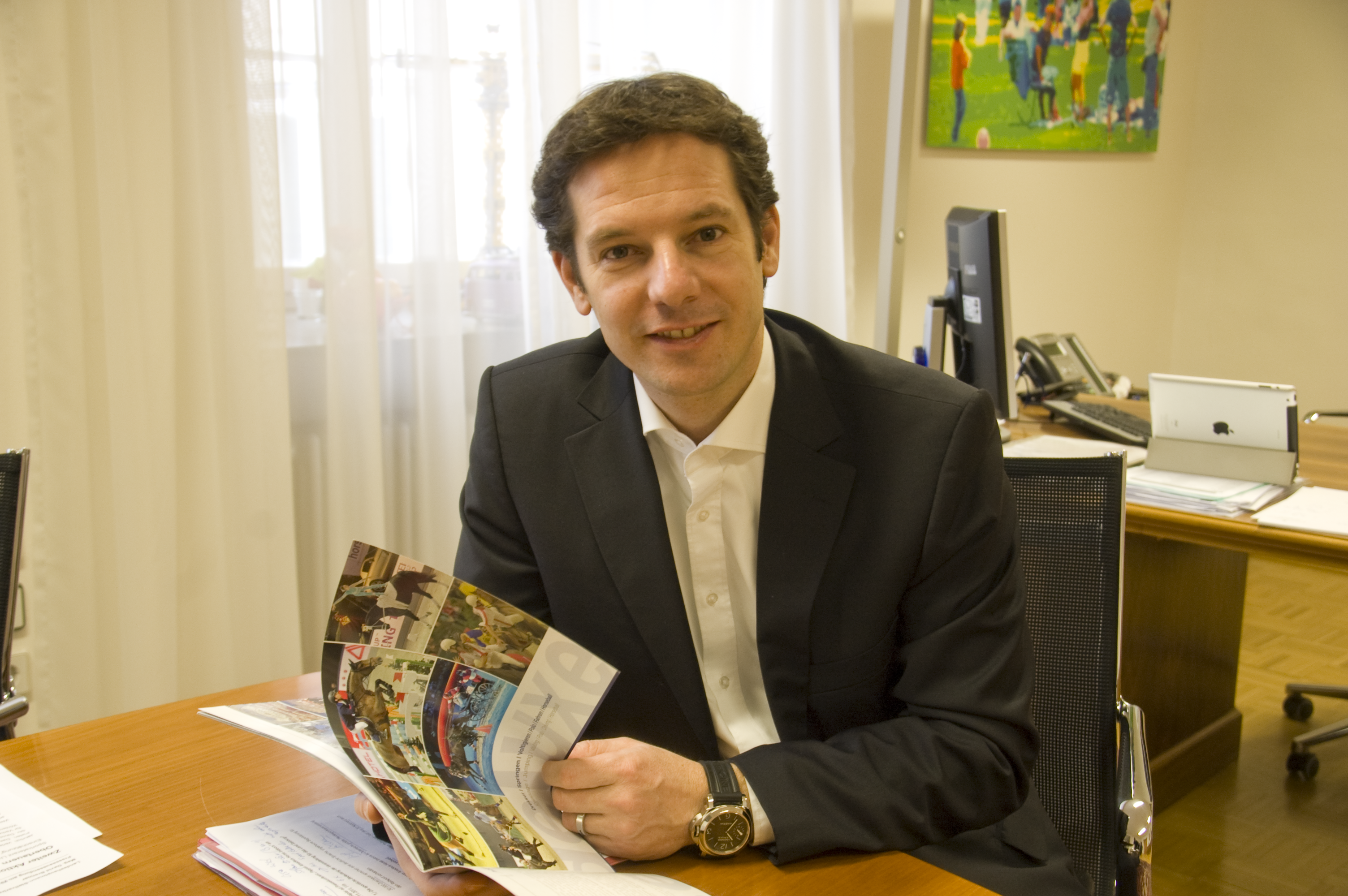 "Im Reitsport liegt unglaubliches Potential", sagt LH-Stv. David Brenner.