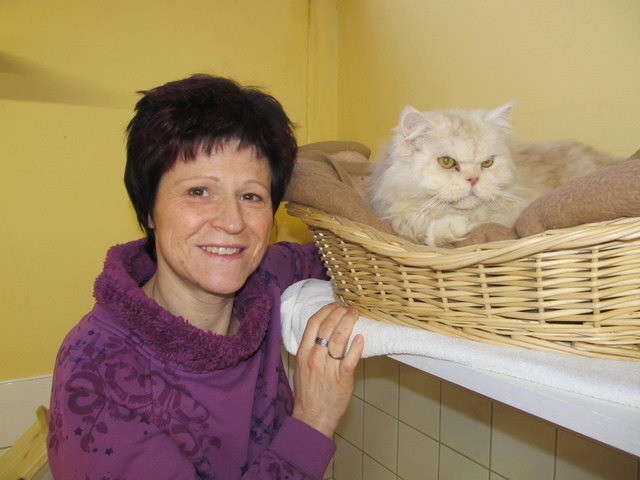 Tierheimobfrau Christine Zeller macht Tierbesitzer auf deren Verantwortung aufmerksam