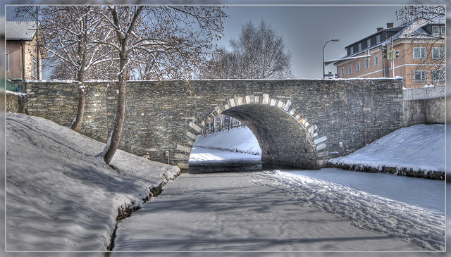 mit etwas Schnee