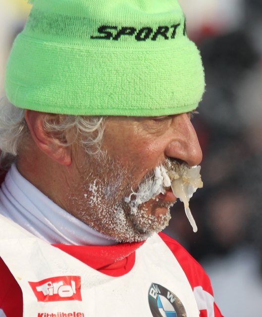 Kaltes Souvenier: ein ganz persönlicher Eiszapfen