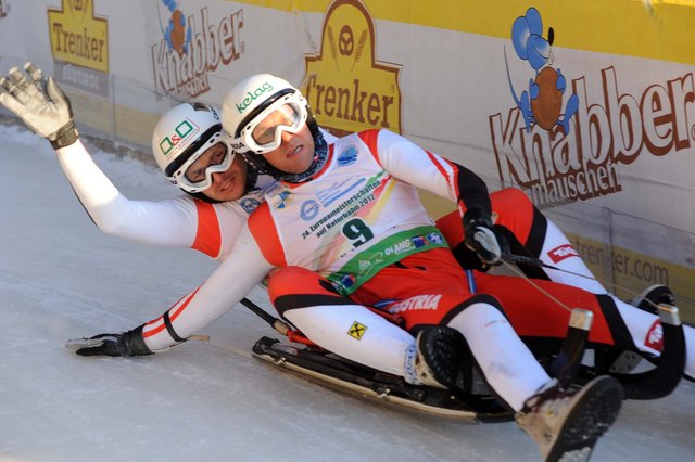 Gerhard Mühlbacher (hinte) und Christian Christian Schatz sind mit dem Abschneiden bei der EM sehr zufrieden. | Foto: Sobe