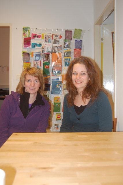 Melanie Schandl und Annelies Larcher von Streetwork Wilhelmsdorf.