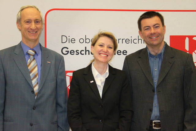 Die Jury: Klaus Schobesberger, WK-Obmann, Linz; Sonja Ausserer, BAWAG P.S.K. und Georg Spiesberger, Techcenter Linz