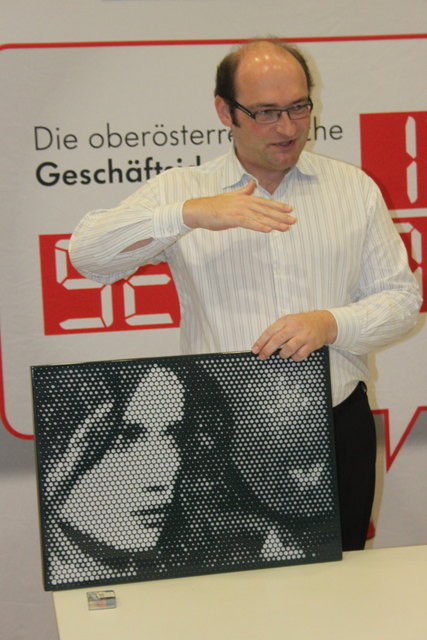 Das „Lochblech“ von Richard Eichenauer aus Linz fand bei der Jury großen Anklang.