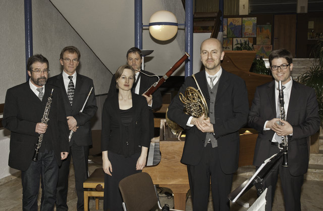 Pianistin Marita Rohregger und das Bläserquintett spielten zum ersten Mal zusammen!