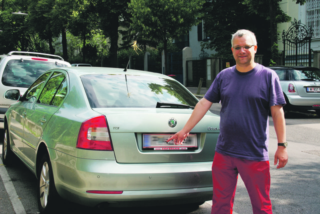 Parkproblem: Grüne-Chef Kneuer machte immer für das Parkpickerl mobil. | Foto: Mähr