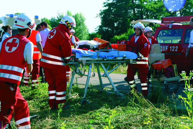 Das Rote Kreuz ist vielerorts im Einsatz. Seien es Unfälle, Krankentransporte oder Besuchsdienste.
