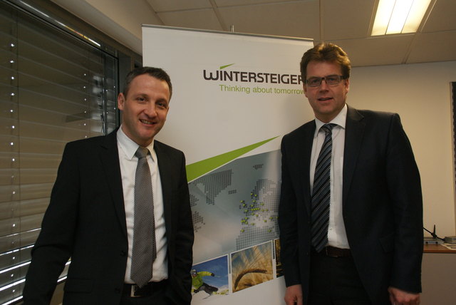 Die beiden Wintersteiger-Vorstände Markus Piber und Walter Aumayr.