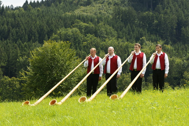 Osterkonzerte 2012: Alphorn-Solisten