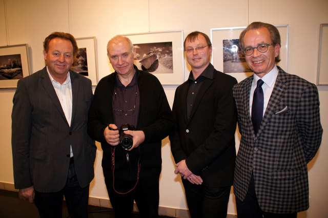LAbg. Franz Schleich, Branko Konicek, Ernst Koschuch und Kurt Deutschmann (v.l.).