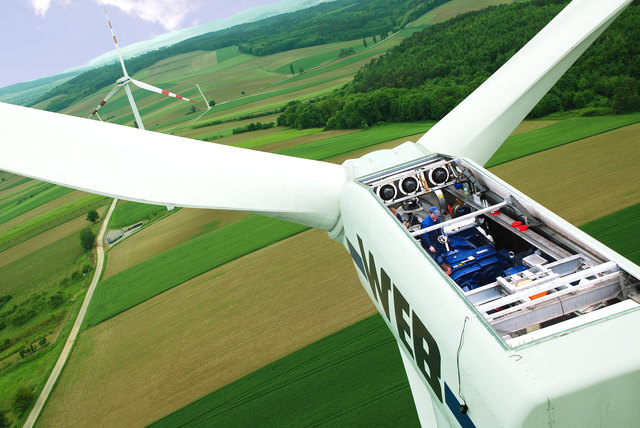 Neueste Windräder sind bis zu 140 Meter hoch und könnten daher auch im Wald stehen. Foto: WEB