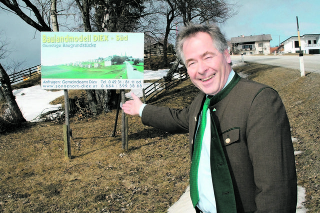 Wohnen, wo sich andere mit Ausflügen erholen. Bürgermeister Anton Polessnig ist stolz auf den Erolg der Baulandmodelle in seiner Gemeinde