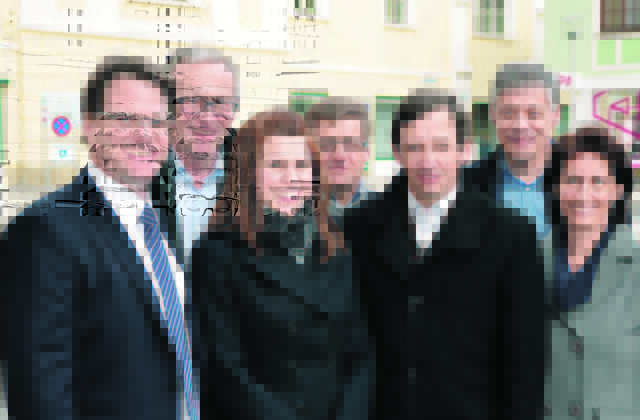 Für die Wirtschaft: A. Rumpold, W. Magnet, S. Pichler, Karl Kräuter, Franz Wieser, Werner Kruschitz und Angelika Kuss-Bergner
