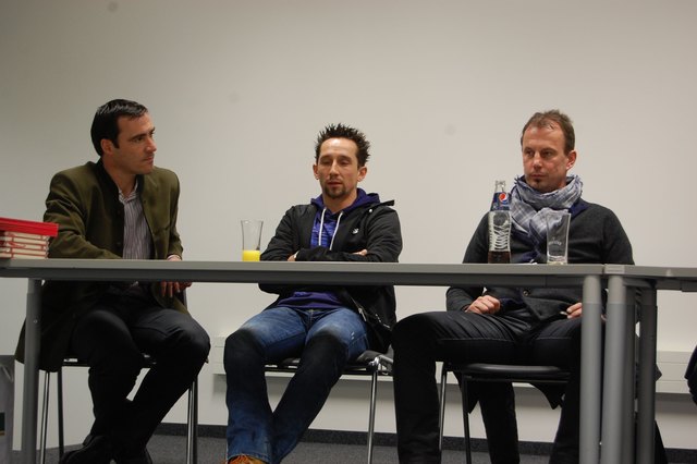 Austria-Kapitän Matthias Dollinger jun. (Mitte) glaubt an die Stärken der Mannschaft und möchte mit dem Klub den Regionalliga-Titel holen und den Aufstieg in der nächsten Saison schaffen