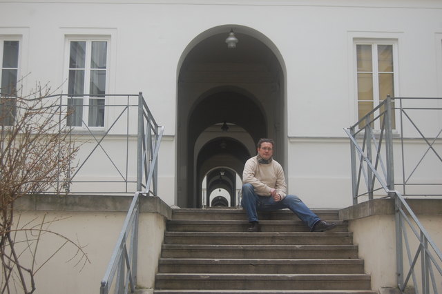 Der Durchgang im Adlerhof - von der Burggasse zur Siebensterngasse - war als Kind ein geliebter Geheimweg für Markus Frömmel.