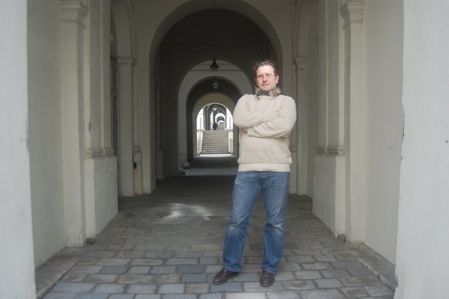 Der Durchgang im Adlerhof - von der Burggasse zur Siebensterngasse - war als Kind ein geliebter Geheimweg für Markus Frömmel.