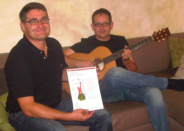 Referent Christian Kuster und Musiker Stefan Hutter