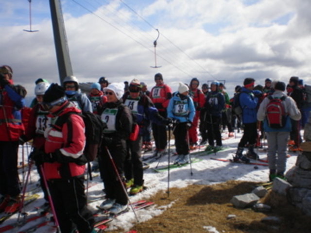 Start der Abfahrt
