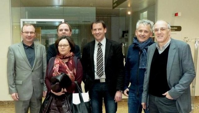 Franz Höck, Katharina Blaas-Pratscher, Gottfried Heugenhauser, Paul Sieberer, Wilfried Filzer, Günther Dankl (v. li.). | Foto: Moschig