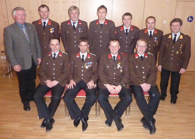 Beförderte der FF-Hinterndobl