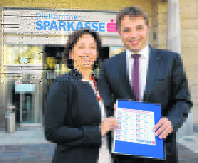 Guter Wind: Gabriele Semmelrock-Werzer und Siegfried Huber sind die neuen Kapitäne am Steuerrad der Kärntner Sparkasse