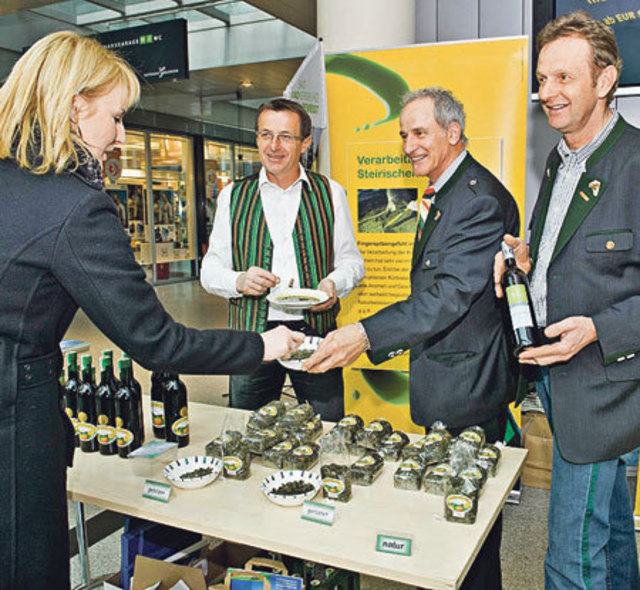 Steirer in Tirol: Leo Gollmann, Heinrich Hofer, Josef Majczan präsentierten Kostproben