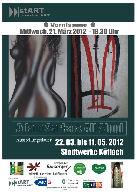 Vernissage und Ausstellung Sarka - Sippl