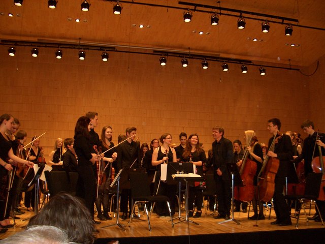 Jugendsinfonieorchester 2012 des Kärntner Landesmusikschulwerkes unter der Leitung von Dirigent Stephan Kühne