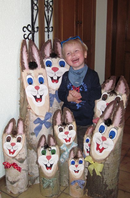 Große und kleine "Haserl" freuen sich auf den Osterhasenkirtag am Palmsonntag