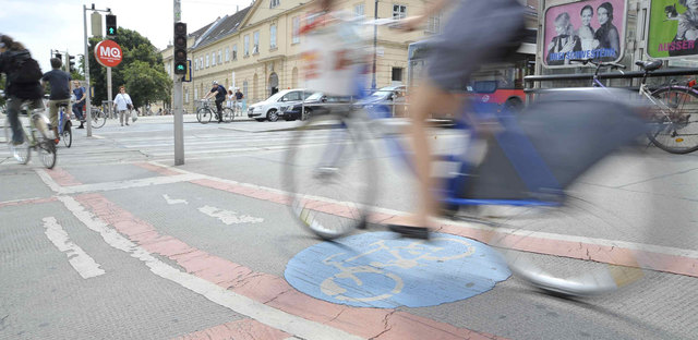 Der Radverkehr hat in Wien um 20 Prozent zugenommen. Davon profitiert die Branche. | Foto: Kromus/PID