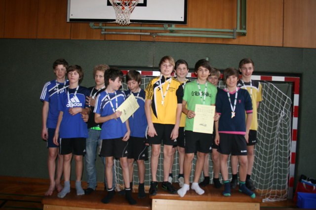 Bei den dritten Klassen siegte die Hauptschule Gnas bei den Landesmeisterschaften vor der Sporthauptschule Feldbach. 	Foto: KK