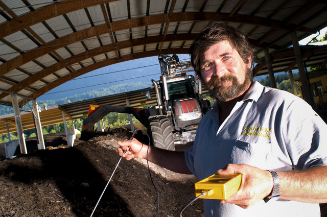 600 bis 700 Tonnen Gartenabfälle werden im Kompostierzentrum verarbeitet. | Foto: Profer& Partner