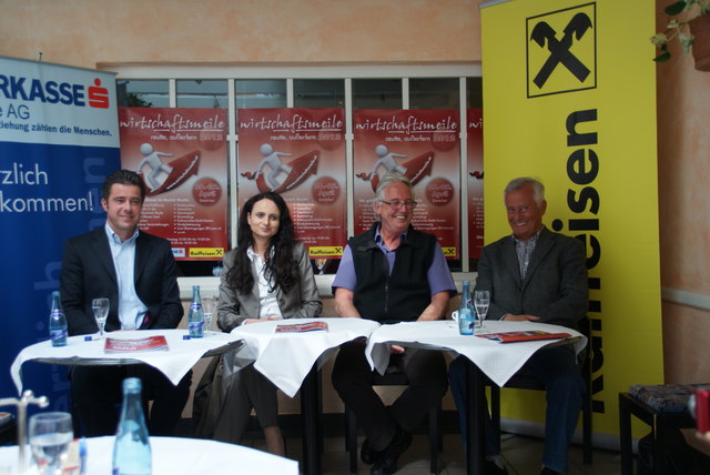 Peter Nessler, Graziella Herzog, Wolfgang Wohlgenannt und Helmut Lagg stellte das Konzept vor.