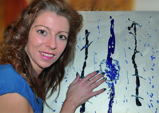 Künstlerin Sandra Altmann - multisensuelle Effektkunst