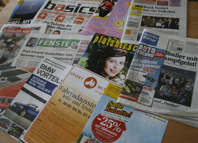Und die Tageszeitung kommt auch noch dazu!