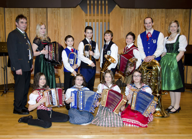 Teilnehmer Landeswettbewerb "Prima La Musica" in Oberschützen, 18. März 2012;