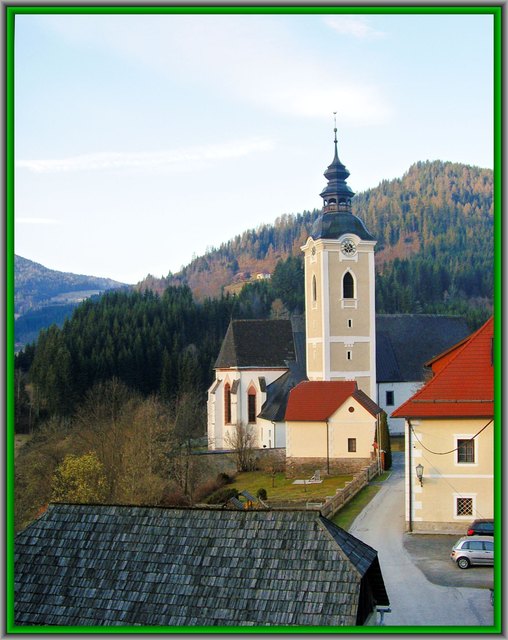 Metnitz;  Kirche zum Hl. Leonhard