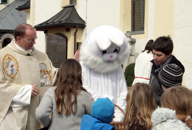 Besuch vom Osterhasen