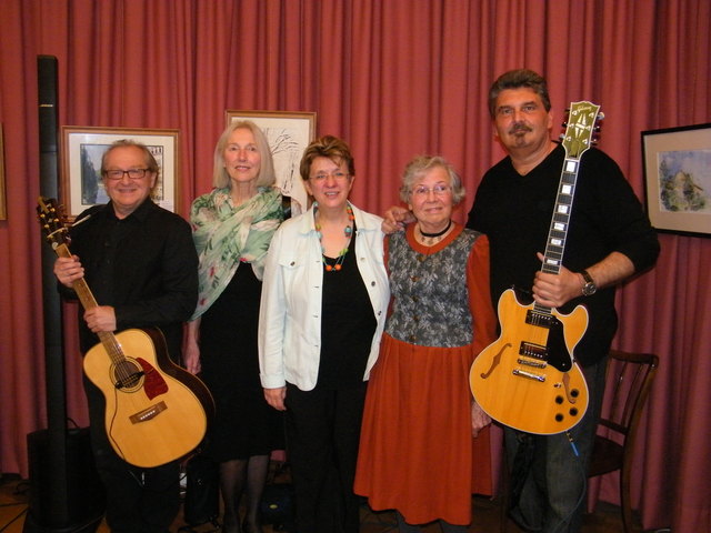 vlnr: Gerhard Lang, Irmgard Reichmann Fr.BV Andrea Kalchbrenner, Magda Radak, Georg Ragyoczy