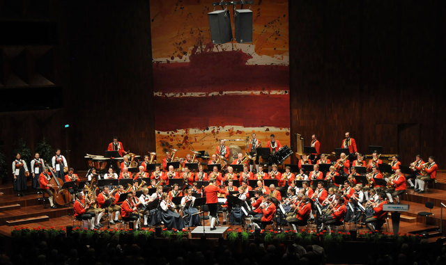 Eine der besten Kapellen Tirols: die Wiltener Stadtmusik unter Kplmst. Peter Kostner | Foto: Wiltener