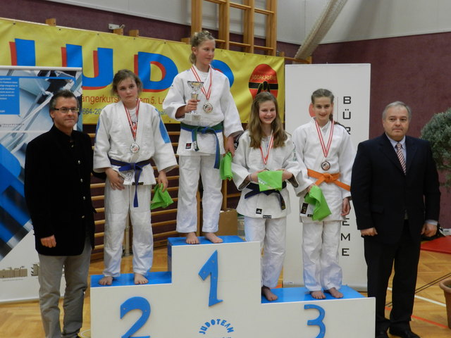 Platz3 für Laura Fink (rechts) bei den ÖM U15