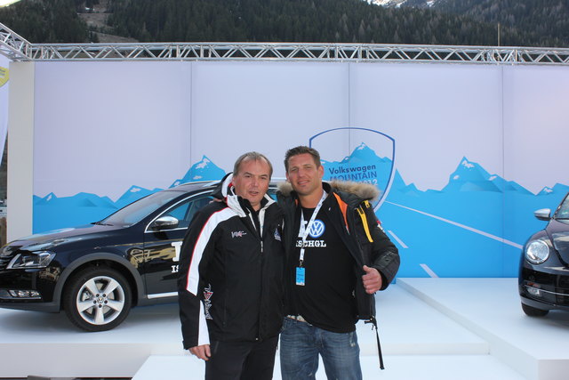 Väter des Erfolges: Prokurist der SSAG Paul Konrad un VW Event Manager Thorsten Habitze