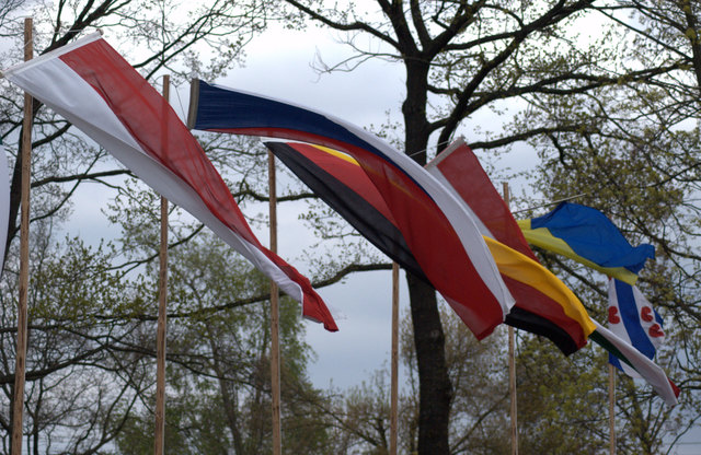 Wind blies genug für die Modellsegler am Pichlinger See