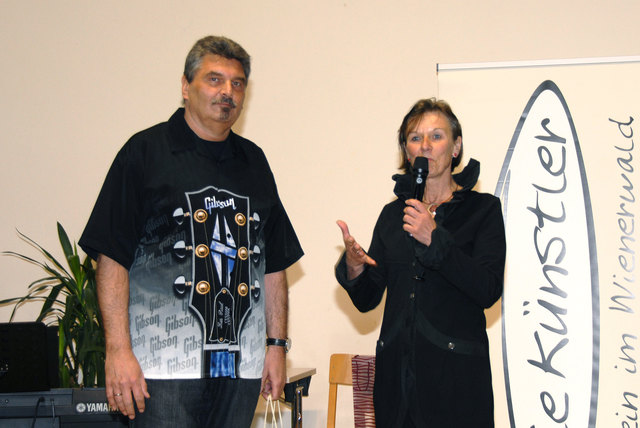 Obm.Georg Ragyoczy und Bgm. Claudia Bock bei der Eröffnung | Foto: Gerhard Glazmaier