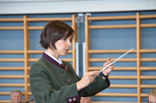 Yvonne Gschwandtner, Kapellmeisterin Pergkirchen. | Foto: Privat