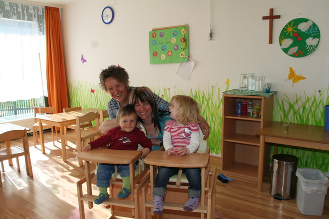 Horn: Im Kindergarten Regenbogen gibt es neue Hochstühle - Horn