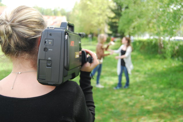 Die Schüler wissen jetzt, wie viel Arbeit ein Film macht und warum der Abspann immer so lange ist. | Foto: HLW Auhof