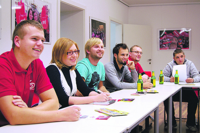 Jugendtreff im SPÖ-Kommunikationsbüro in Grieskirchen. | Foto: SPÖ