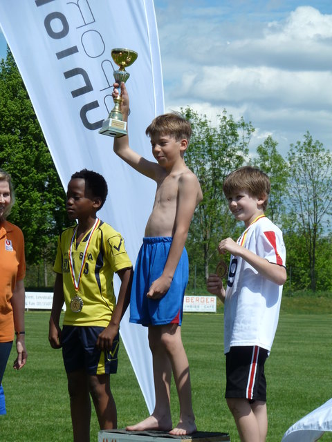 Minilauf m. 1000m 1. David Guttmann, 2. Marco Hoch, 3.Philipp Fischer