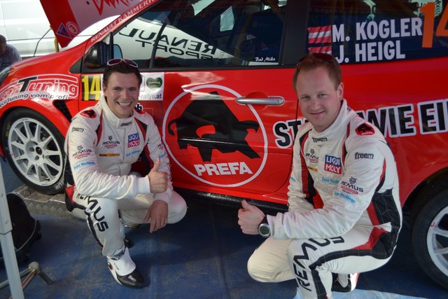 Rallyfahrer Michael Kogler (links) freut sich mit seinem Copiloten Jürgen Heigl auf seinen ersten internationalen Lauf. | Foto: privat